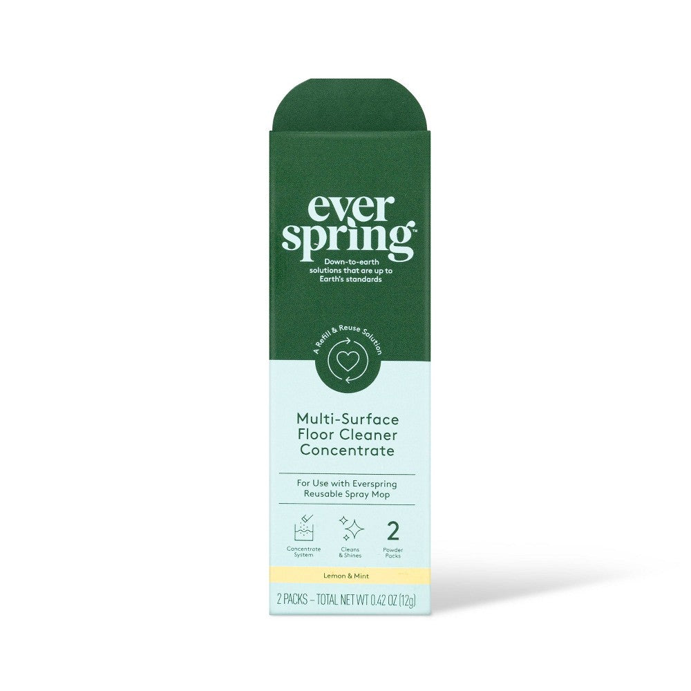 Multi-Purpose Floor Cleaner Concentrate - 0.42oz/2ct - Everspring - Bellso